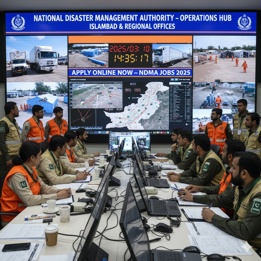 National Disaster Management Authority Jobs 2025 – Islamabad & Regional Offices – Apply Online Now