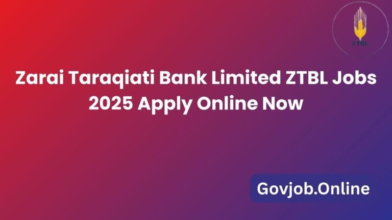 Basic Job Information Organization Zarai Taraqiati Bank Limited (ZTBL) Sector Banking / Finance Job Type Full-Time Location Multiple Cities, Pakistan Deadline 30 September 2025 Official Website https://www.ztbl.com.pk About Zarai Taraqiati Bank Limited Zarai Taraqiati Bank Limited is a specialized financial institution that provides credit and financial support for agricultural development in Pakistan. Every year, ZTBL announces multiple job opportunities for young graduates and experienced professionals. The ZTBL Jobs 2025 are a great chance for candidates seeking growth in the banking and finance industry while serving in a reputable organization. Eligibility Criteria To be eligible for ZTBL Jobs 2025, candidates must fulfill the following requirements: Educational Qualification: A Bachelor’s degree in fields such as Business Administration, Finance, Commerce, Economics, Agriculture, Computer Science, or IT is required. For higher positions, Master’s degrees or professional certifications (CA, ACCA, CFA) will be preferred. Experience: While some posts allow fresh graduates, professional and managerial positions require at least 2 to 5 years of relevant experience. Candidates with banking or agriculture credit experience will have an edge. Skills Requirement: Applicants should have strong communication abilities, leadership qualities, analytical skills, and computer literacy. Proficiency in banking software will be considered a plus. Age Limit: The general age limit is 22 to 35 years. However, age relaxation may apply as per government regulations. Nationality: Only Pakistani citizens holding a valid CNIC are eligible to apply for ZTBL Jobs 2025. Meeting all these conditions is necessary to proceed successfully in the recruitment process. How to Apply for ZTBL Jobs 2025 The application procedure for ZTBL Jobs 2025 is simple but requires careful steps: Visit the official ZTBL career portal at https://www.ztbl.com.pk. Navigate to the Careers section and review the latest job postings. Select the job title that matches your qualifications and read the details carefully. Register yourself on the portal by creating an account with a valid email and CNIC number. Fill in the online application form with accurate personal information, academic records, and work experience. Upload scanned documents including CNIC, educational certificates, experience letters, and a recent passport-size photograph. Re-check the form for any mistakes before final submission. Submit the application before 30 September 2025. Late or incomplete applications will not be entertained. Applications submitted through courier or by hand will not be accepted. Only online applications through the official ZTBL portal are valid. Salary and Benefits ZTBL offers market-competitive salaries along with attractive benefits. Employees can expect: A monthly salary ranging from PKR 60,000 to 120,000 depending on position. Medical and health coverage. Provident fund and gratuity. Annual increments and performance bonuses. Paid leaves and retirement benefits. Career growth through training programs and promotions. Contact Information Department Details Head Office Address Zarai Taraqiati Bank Limited, Head Office, Islamabad, Pakistan Phone +92-51-9252800 Email info@ztbl.com.pk Website www.ztbl.com.pk Call To Action The ZTBL Jobs 2025 are an excellent career opportunity for individuals looking to join a reputable organization in Pakistan’s banking sector. With a transparent recruitment process, attractive salary packages, and long-term career growth, ZTBL stands out as one of the best employers in the financial industry. Interested candidates should apply before the deadline to secure their chance. More Jobs Punjab Police Jobs 2025 Apply Online Now Latest Vacancies & Application Guide FAQs About ZTBL Jobs 2025 What is the last date to apply for ZTBL Jobs 2025? The last date to apply online is 30 September 2025. Can fresh graduates apply? Yes, ZTBL accepts applications from fresh graduates for entry-level and trainee officer positions. Is the application process online? Yes, applications can only be submitted through the official ZTBL website. What is the expected salary package? The average monthly salary ranges from PKR 60,000 to 120,000 depending on the position. Where can I get updates about ZTBL Jobs 2025?